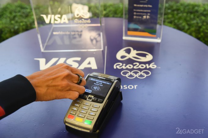 Visa выпустит платежное NFC-кольцо для олимпийцев