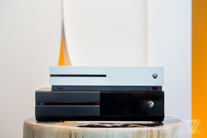 Новые игровые гаджеты Microsoft — Xbox One S и Xbox с поддержкой VR (12 фото + 2 видео)