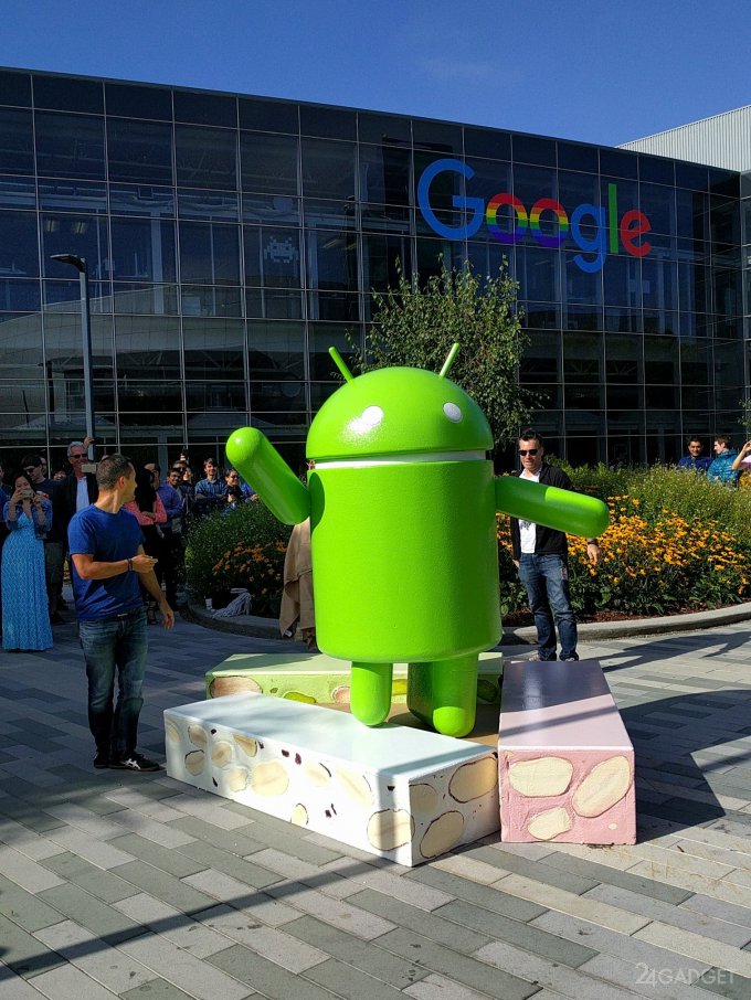 Новая версия ОС Android названа Нугой (4 фото + видео)