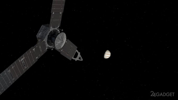 Видеоролик NASA с окрестностей Юпитера