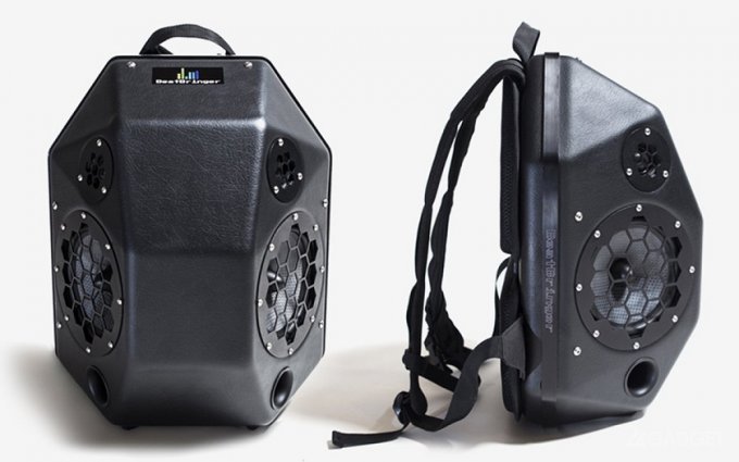 BeatBringer Speaker Backpack - мощная акустическая система в виде рюкзака (3 фото + видео)