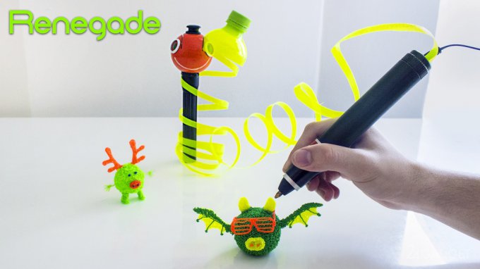 3D-ручка, использующая остатки пластиковых бутылок (5 фото + видео)