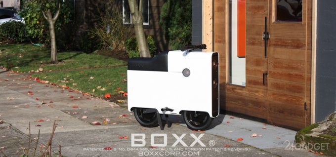 Boxx — прямоугольный городской электроскутер (11 фото)