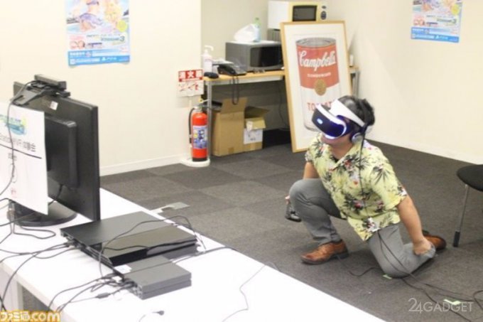 PlayStation VR позволит трогать виртуальных девушек (4 фото + видео)
