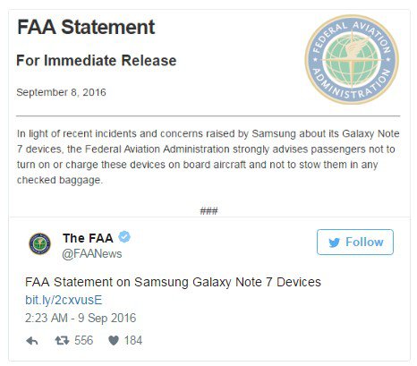 Galaxy Note7 продолжает взрываться, авиакомпании принимают меры (6 фото)