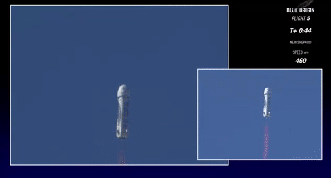 Многоразовая ракета New Shepard снова успешно приземлилась (видео)