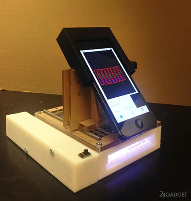 Портативный спектрометр с iPhone 5 выявит рак у пациентов (2 фото)