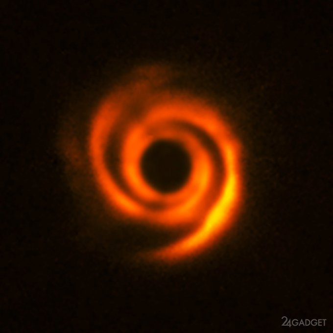 Астрономы увидели процесс зарождения планет (4 фото)