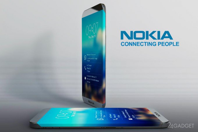 Nokia — безрамочный смартфон с дополнительным экраном (5 фото)