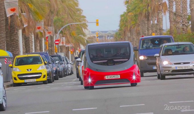 Rinspeed Oasis - будущее автономных электромобилей (21 фото + видео)
