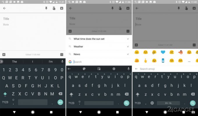 Клавиатура Gboard от Google теперь и на Android (видео)