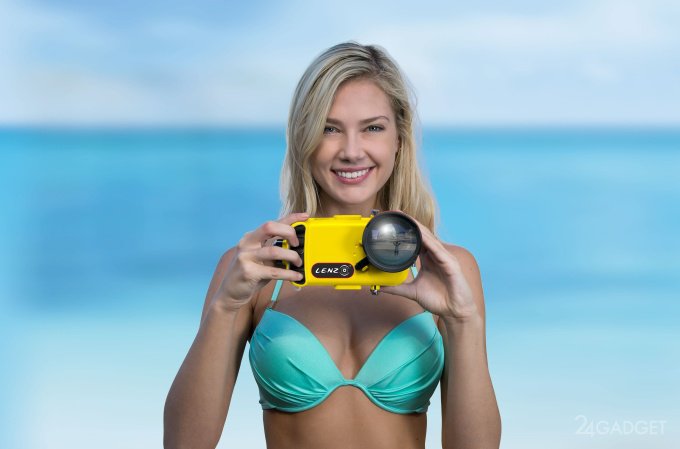 LenzO превращает iPhone 7 и 7 Plus в экшн-камеру для подводной съемки (6 фото + видео)