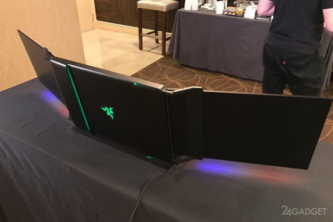 Razer Project Valerie — игровой ноутбук с тремя мониторами (25 фото)