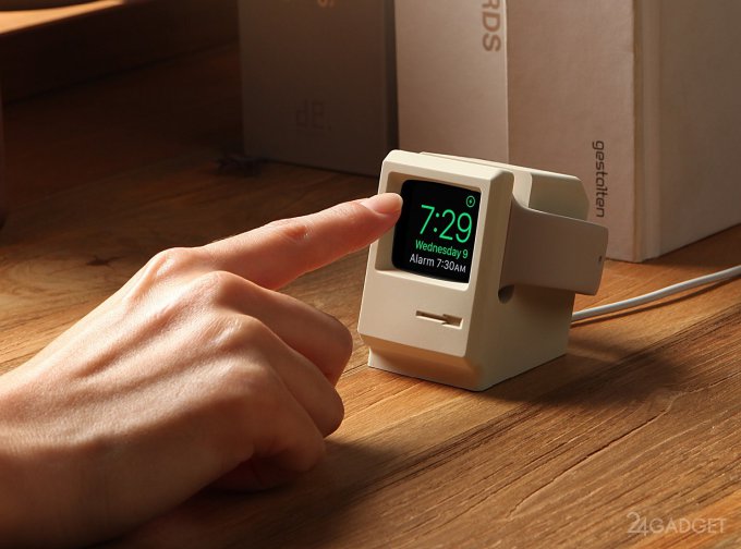 Elago W3 Stand превращает Apple Watch в мини-Macintosh (6 фото)
