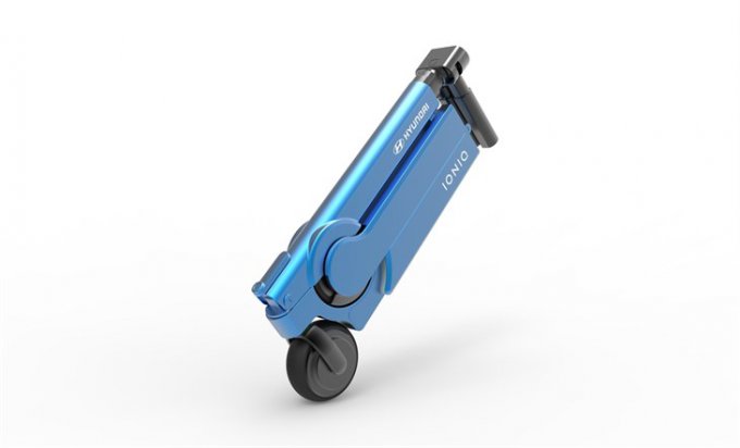 Hyundai IONIQ Scooter — складной электросамокат для города (7 фото + видео)