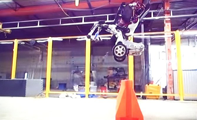 Робот-гимнаст из Boston Dynamics (видео)