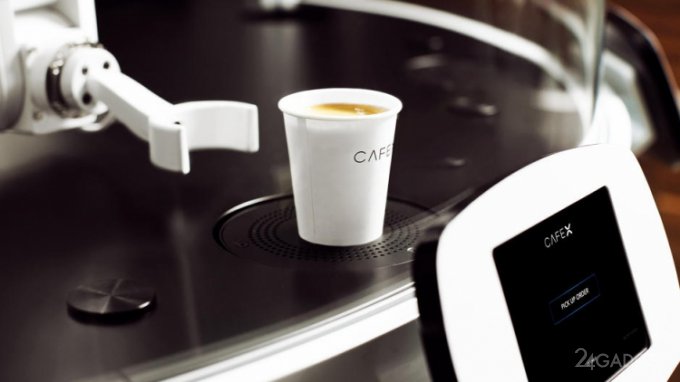 Робот Gordon готовит до 120 чашек кофе в час (4 фото + видео)