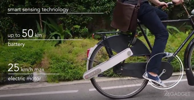 Съемный ease превращает обычный велосипед в электрический (9 фото + видео)