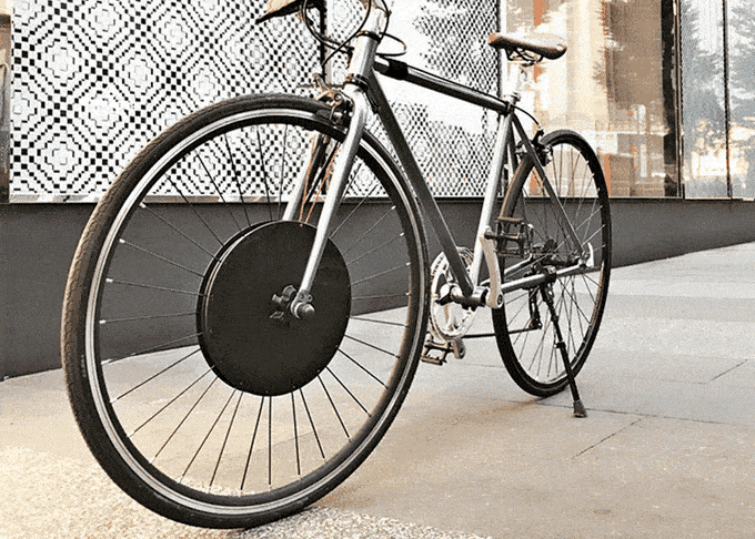 Колеса UrbanX сделают обычный велосипед электрическим (9 фото - видео)