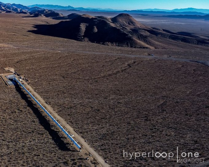 Первые снимки испытательного сверхскоростного пути от Hyperloop One (6 фото)