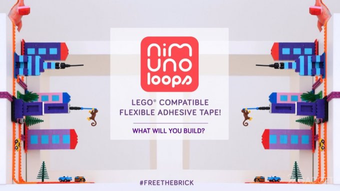 LEGO-лента позволит строить на стенах и потолке (8 фото + видео)