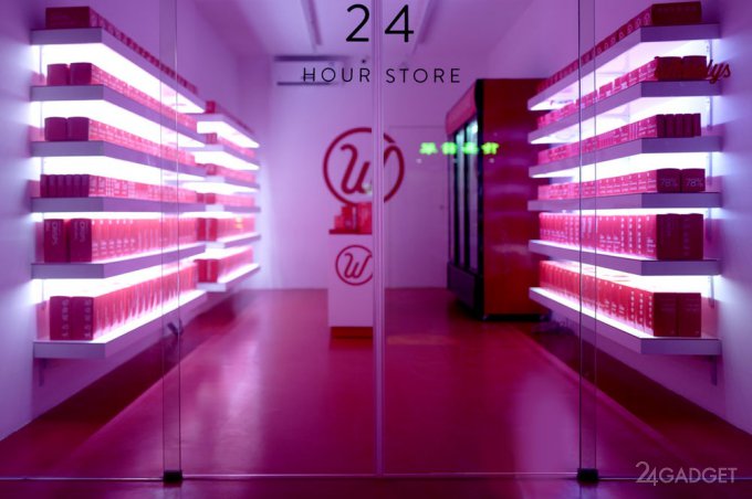 В Шанхае заработал первый магазин без продавцов и касс (4 фото + видео)
