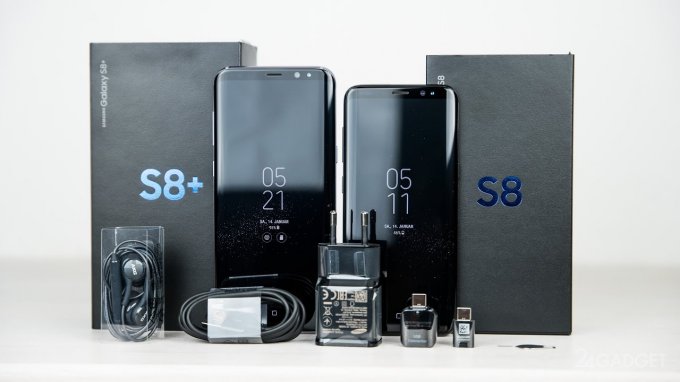 Распаковываем флагманы Samsung Galaxy S8 и Galaxy S8 Plus (видео)