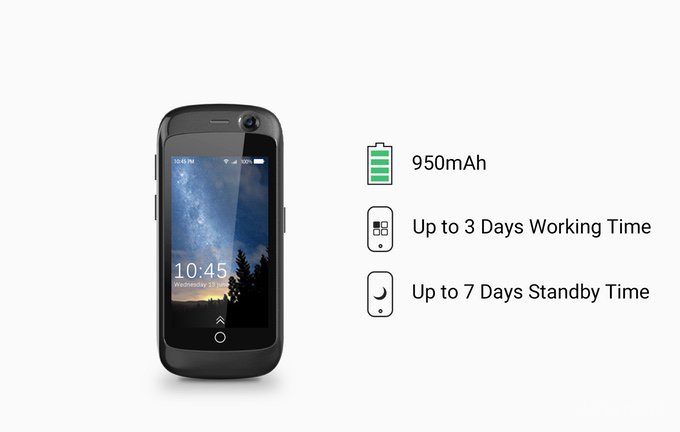 Jelly — самый маленький смартфон с 4G LTE и Android Nougat (9 фото + видео)