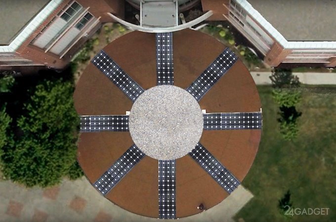 В Канаде появится тротуар из солнечных панелей (5 фото + видео)