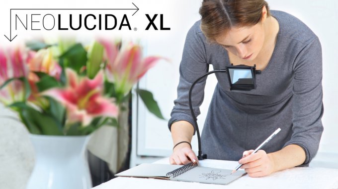 Проекционная система NeoLucida XL для начиняющих художников (6 фото + видео)