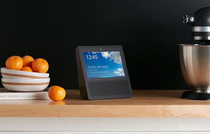 Amazon Echo Show-Smart Damage with a touch display (7 photos + video)