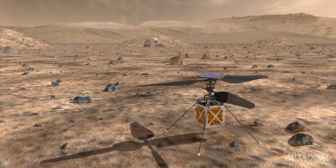Беспилотный марсолёт от ESA (2 фото)