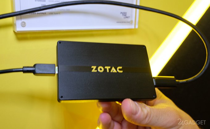 Миниатюрный компьютер ZOTAC Z Box PI225 (9 фото)