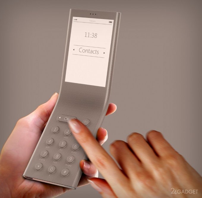 Halcyon - телефон с гибким корпусом (8 фото)