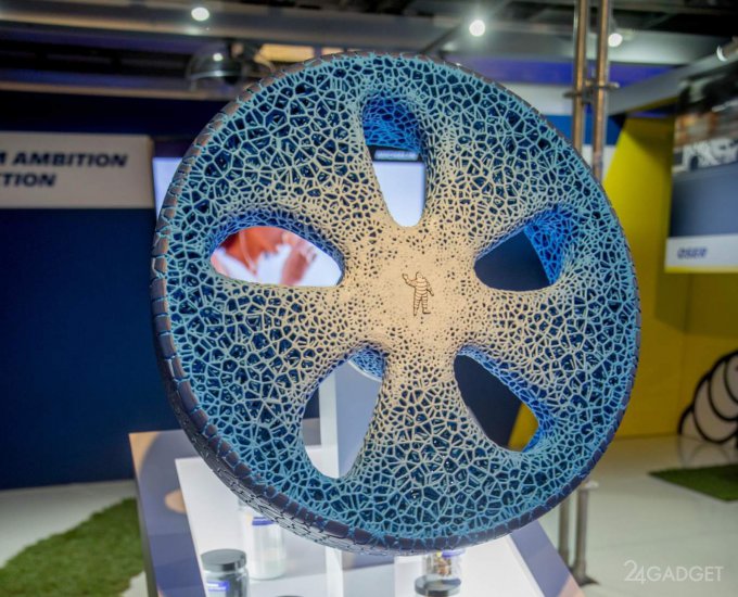 Автомобильное колесо Michelin Vision напечатают на 3D-принтере (14 фото + видео)