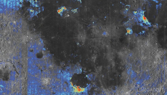 На Луне обнаружена вода (2 фото)