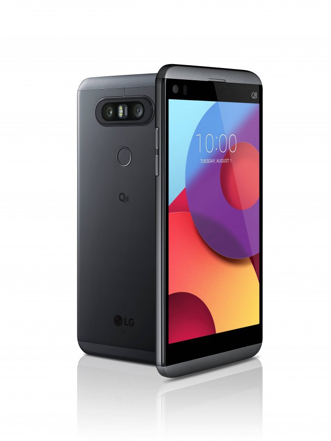LG Q8: музыкальный водонепроницаемый смартфон с двумя дисплеями