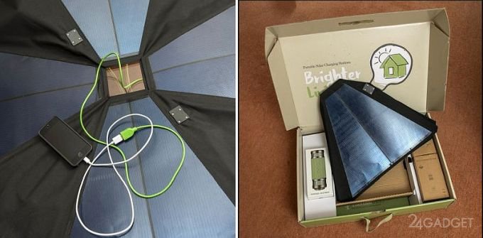 Подзарядить смартфон поможет пляжный зонтик (11 фото + видео)