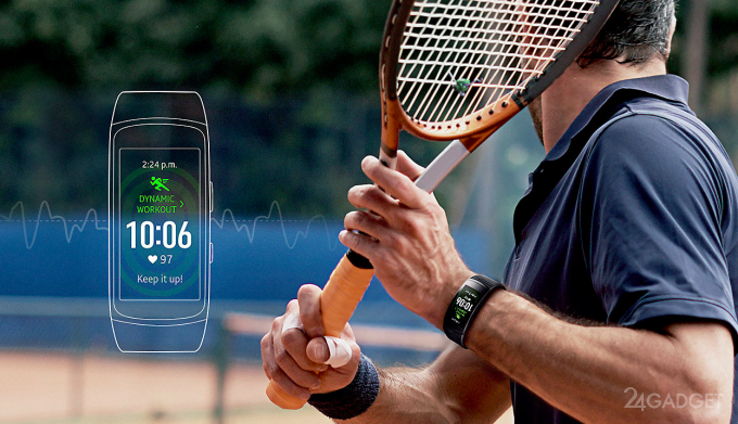 Gear Fit2 Pro - водонепроницаемый фитнес-браслет от Samsung (9 фото)