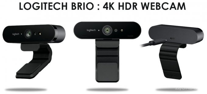 Высокотехнологичная веб-камера Logitech BRIO 4K Stream Edition (4 фото)