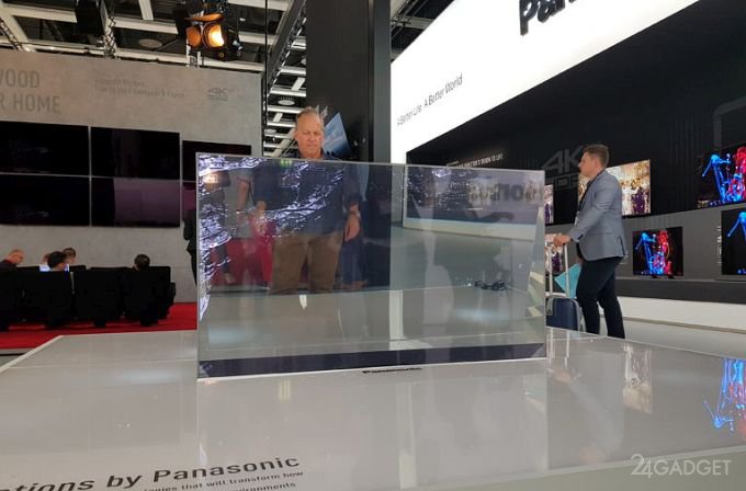 OLED-дисплей — прозрачная новинка от Panasonic (3 фото + видео)