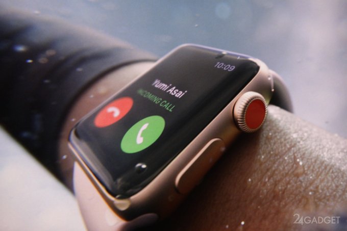 Зарядки новых Apple Watch хватит на час разговора в режиме LTE
