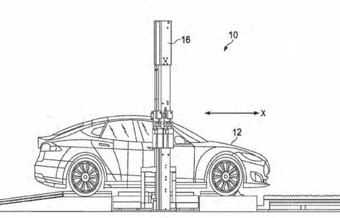 Tesla запатентовала мобильную станцию для обслуживания электромобилей (6 фото)