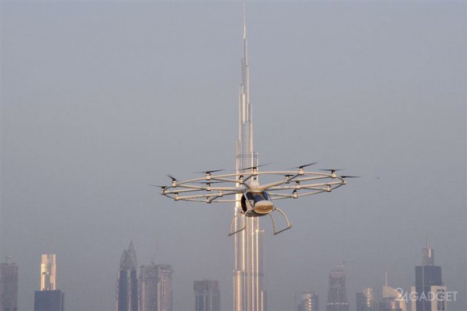 Дубай обзаводится такси-дронами (9 фото + видео)
