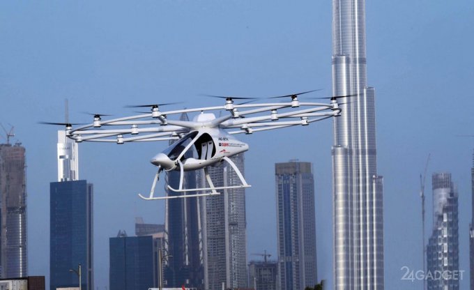 Дубай обзаводится такси-дронами (9 фото + видео)