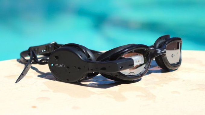 Очки для плавания с функционалом в стиле Google Glass (5 фото + видео)
