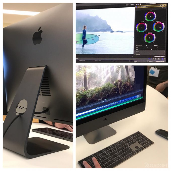 Новый Apple iMac Pro показали в действии (8 фото)