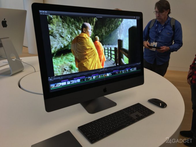 Новый Apple iMac Pro показали в действии (8 фото)