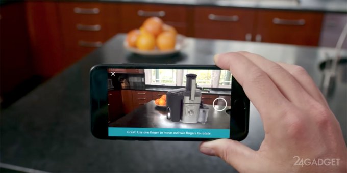 В iPhone появился магазин Amazon с дополненной реальностью (2 видео)