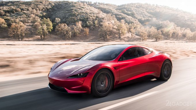 Новинки Tesla: электрогрузовик Semi и спортивный электрокар Roadster (20 фото + 2 видео)